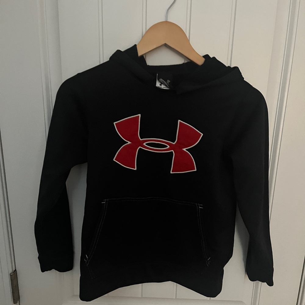 Under Armour Kids Hoodie with Red Logo